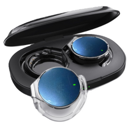 On Ear Headphones Bluetooth 5.4, Noise Cancelling Open Ear Headphones Wireless, Water-Drop Shaped Clip On Sport Headset Bluetooth with 4 Microphone, Comfort Fit Earphones with Long Battery Life